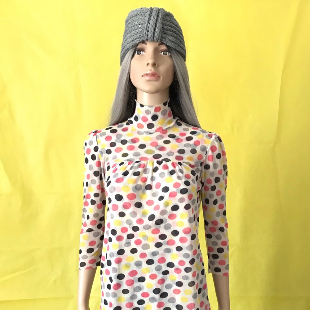 Polka Dot Turtleneck.